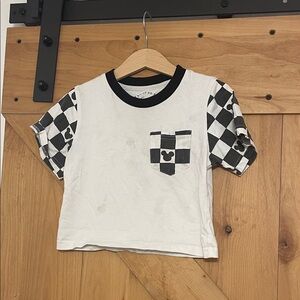 Sweet p baby co Mickey checked TShirt